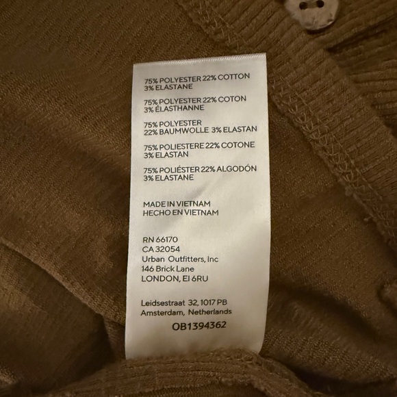 Free People We The Free Gia Cardigan/Dress in Warm Tobacco - Picture 11 of 11